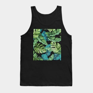 HowTo. Tropical Leaves Tank Top